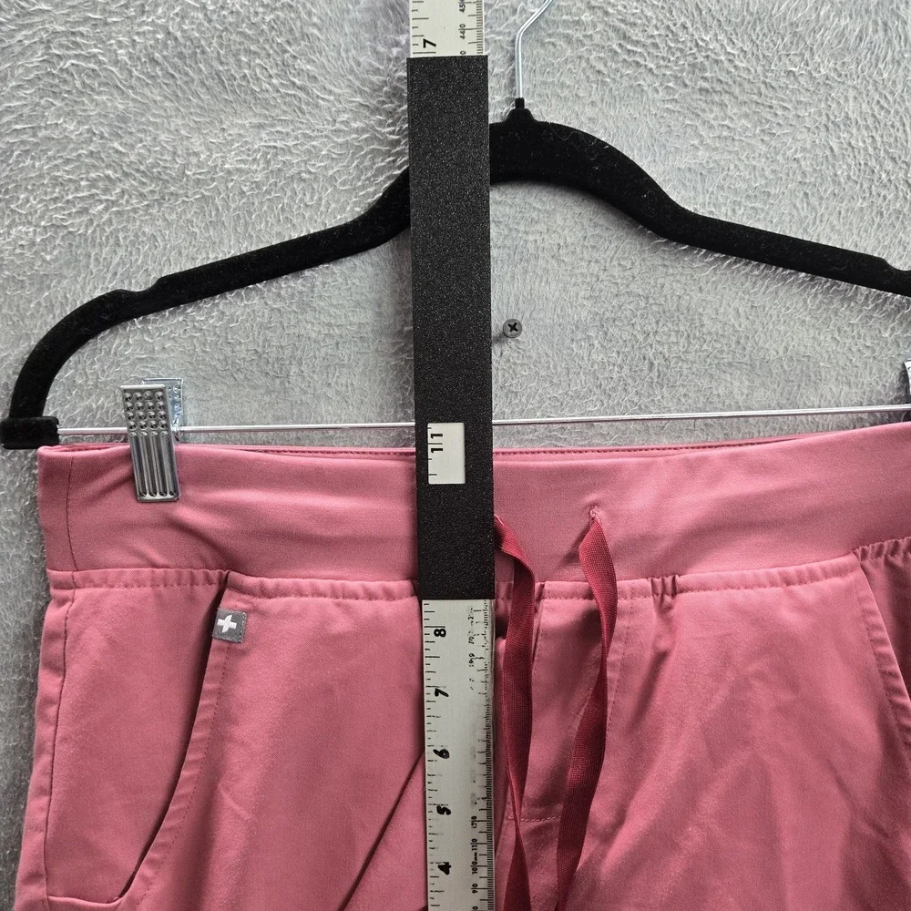 FIGS Women Scrub Pants MT Pink Zamora Jogger 31
